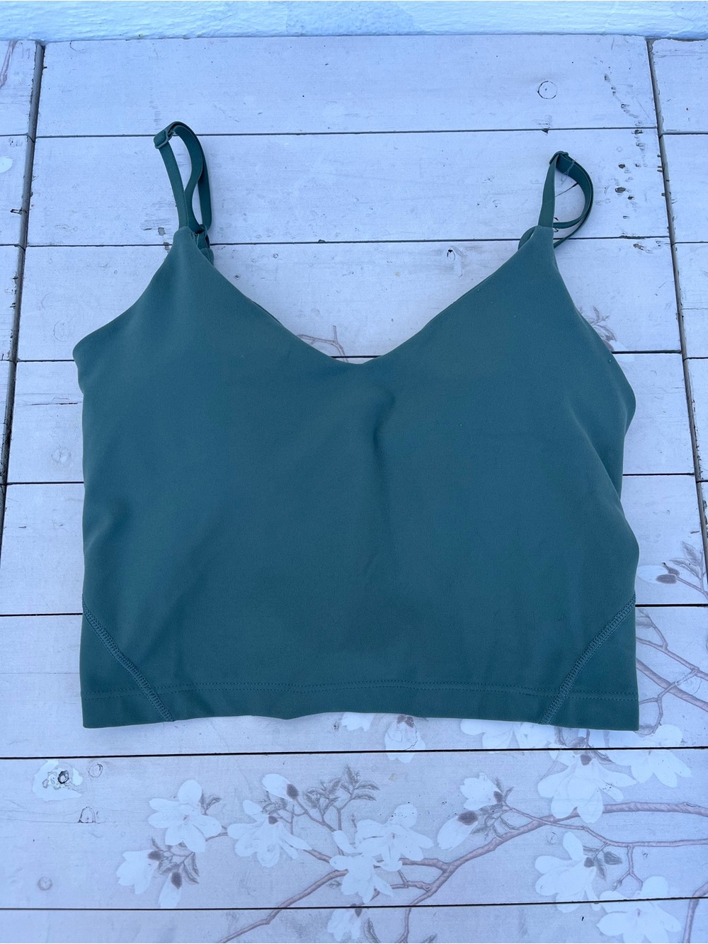 lululemon athletica Deep Teal Strappy Tank Top